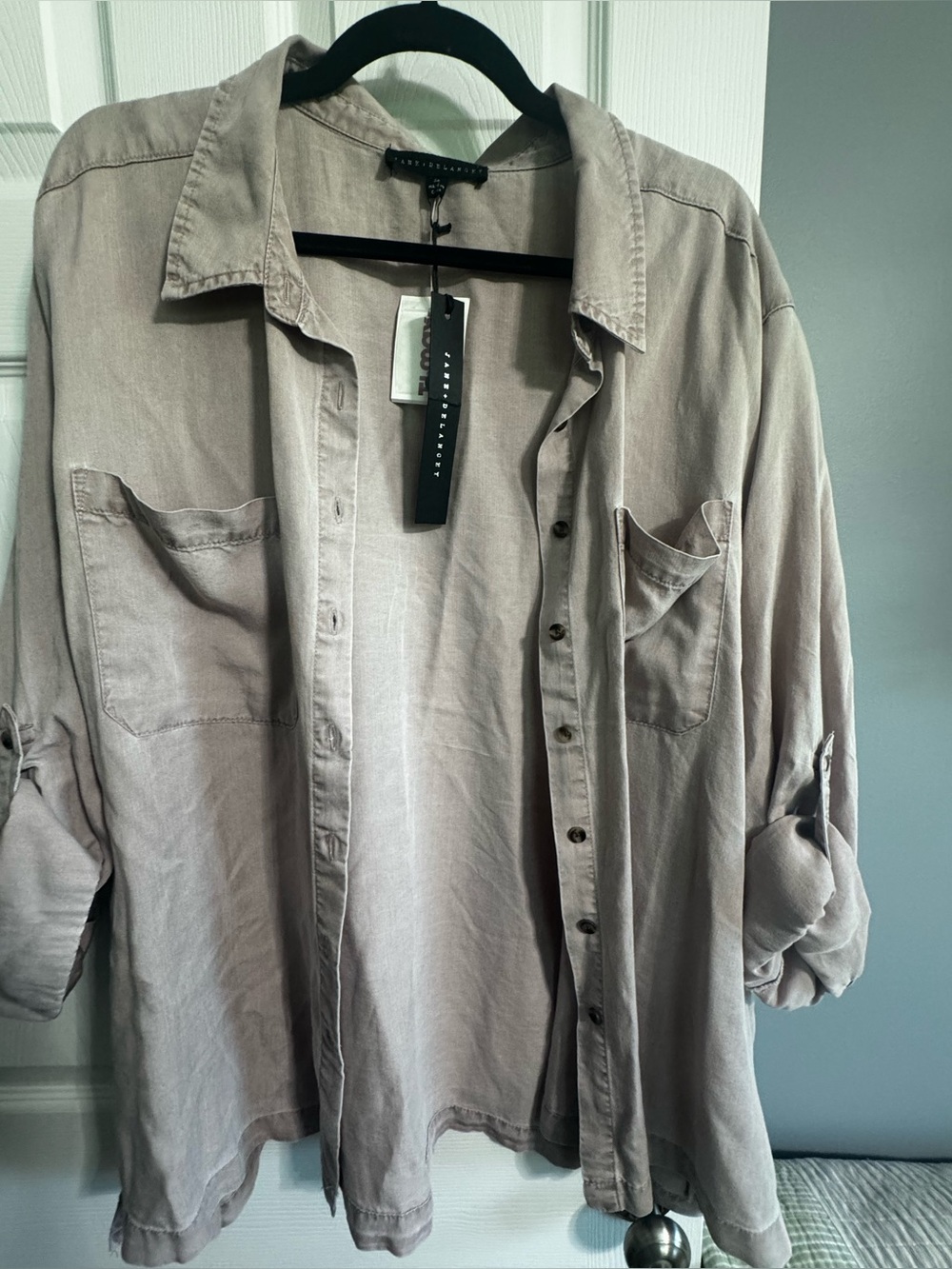 Jane + Delancy 3X button up shirt